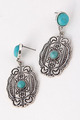 ANTIQUE SILVER TURQUOISE